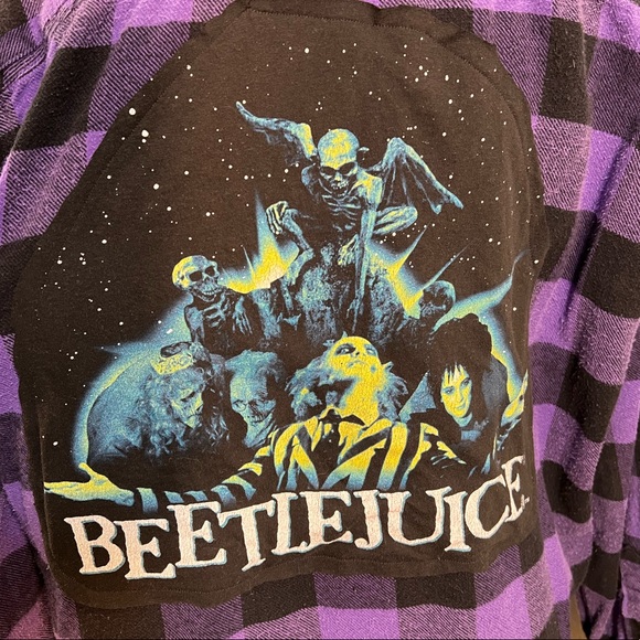 Beetle Juice Flannel Shirt One of a Kind - Picture 3 of 4